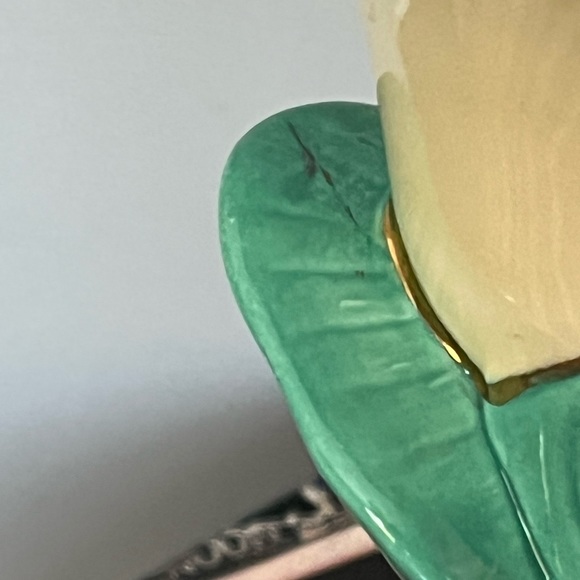 Vintage hand painted ceramic vase - Picture 3 of 7